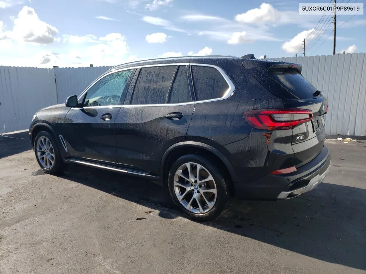 2023 BMW X5 xDrive40I VIN: 5UXCR6C01P9P89619 Lot: 71497514