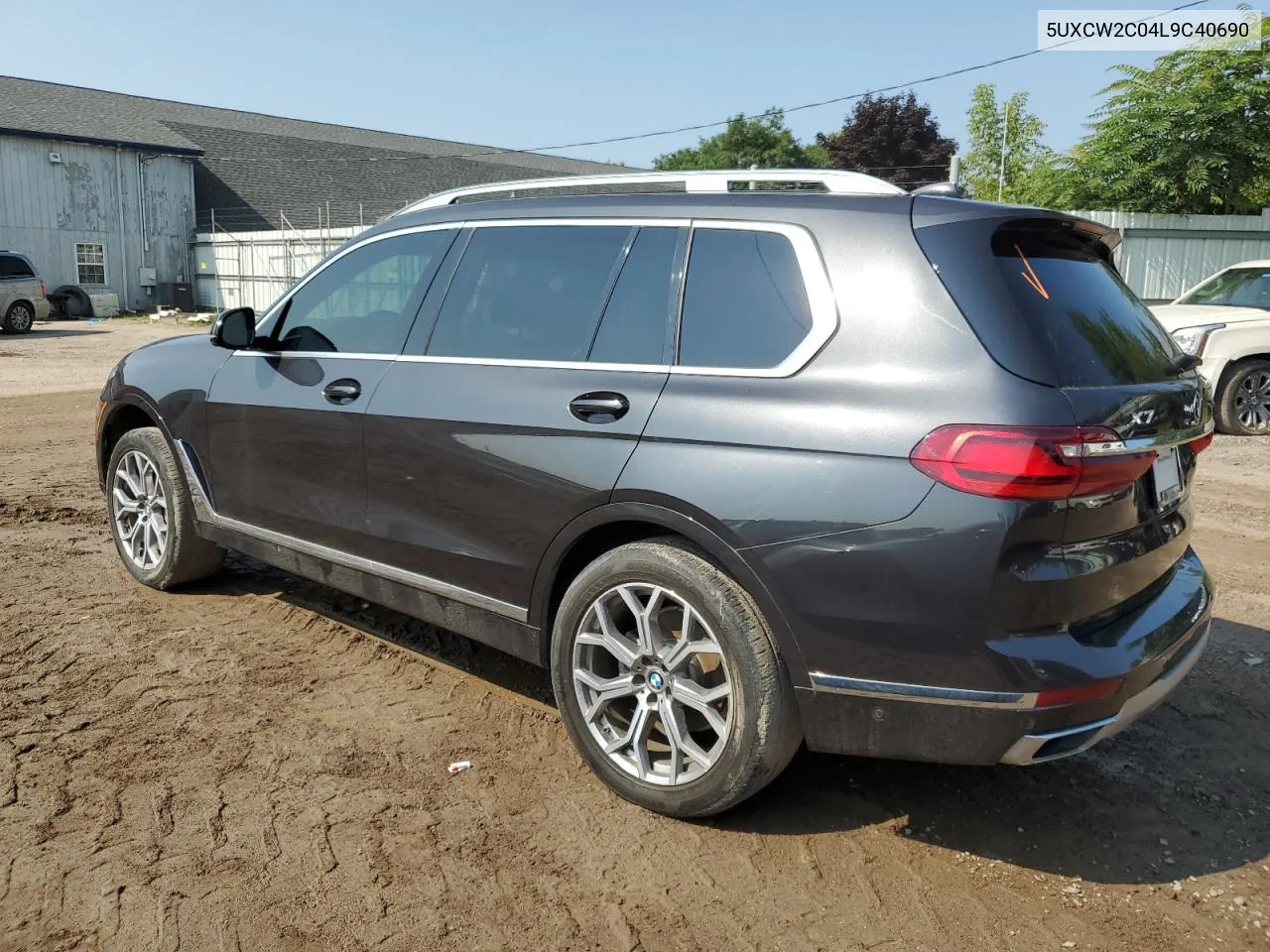 2020 BMW X7 xDrive40I VIN: 5UXCW2C04L9C40690 Lot: 65118974