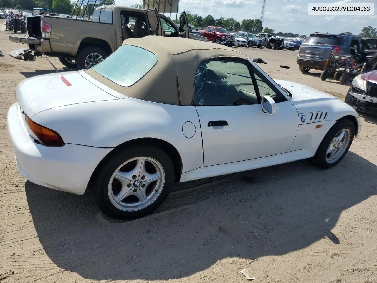 1997 BMW Z3 2.8 VIN: 4USCJ3327VLC04063 Lot: 63270904