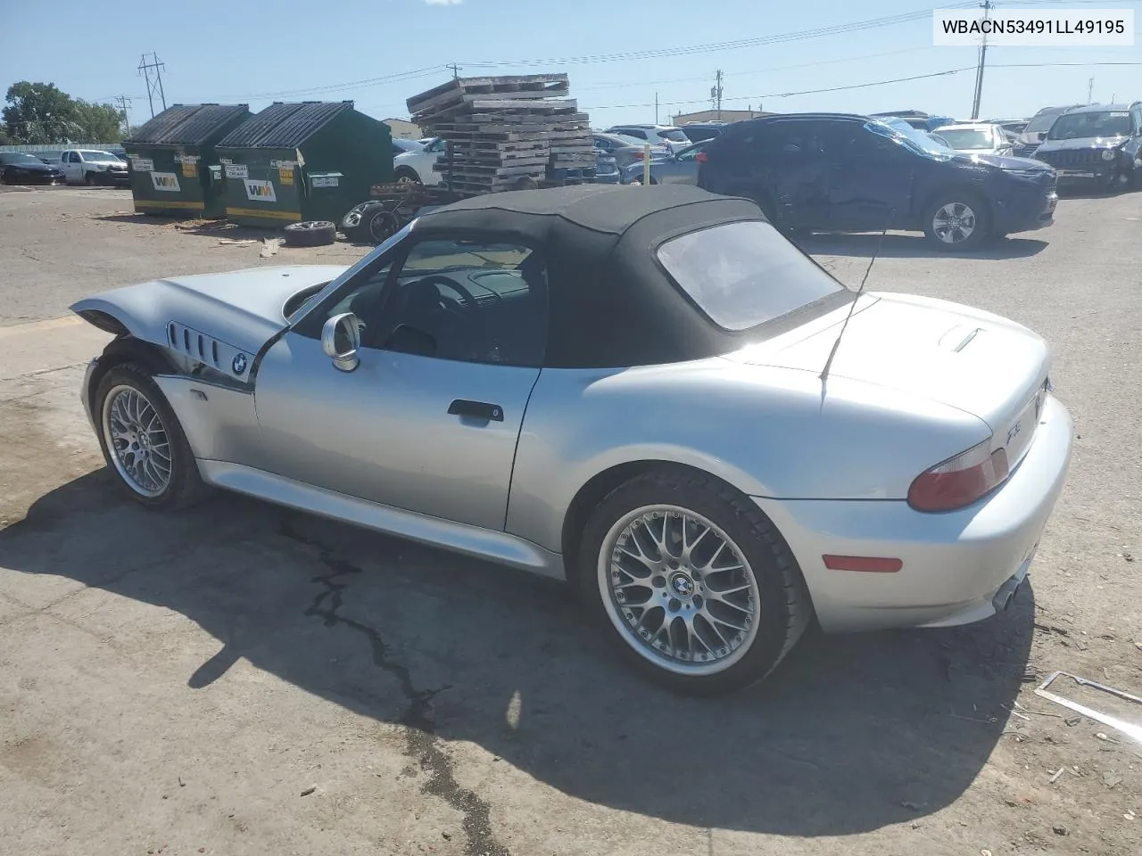 WBACN53491LL49195 2001 BMW Z3 3.0