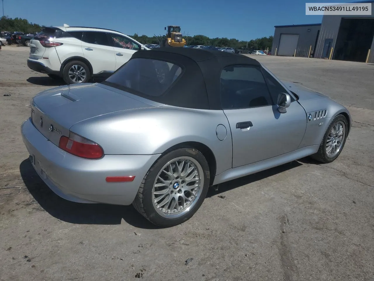 2001 BMW Z3 3.0 VIN: WBACN53491LL49195 Lot: 71855284