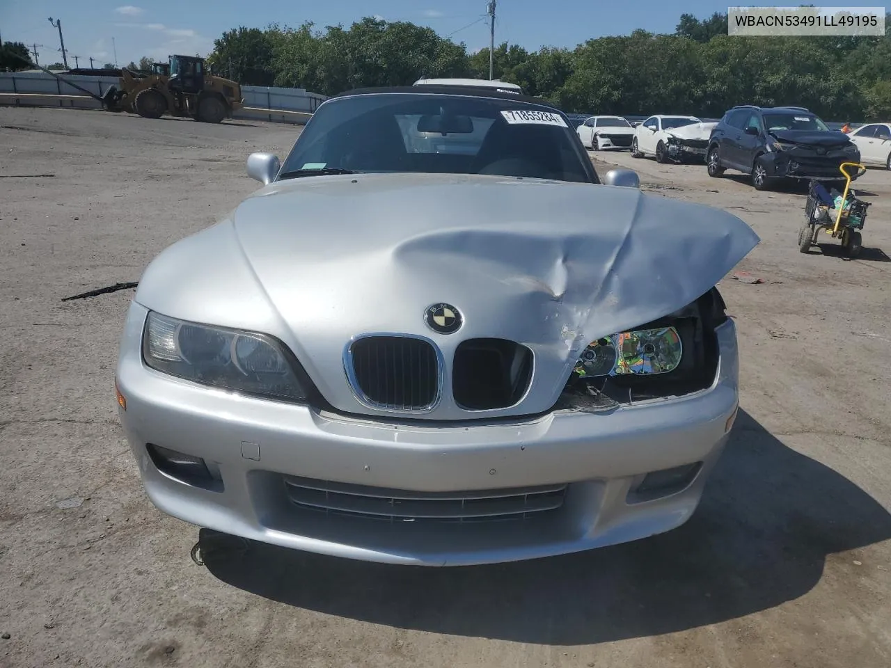 WBACN53491LL49195 2001 BMW Z3 3.0