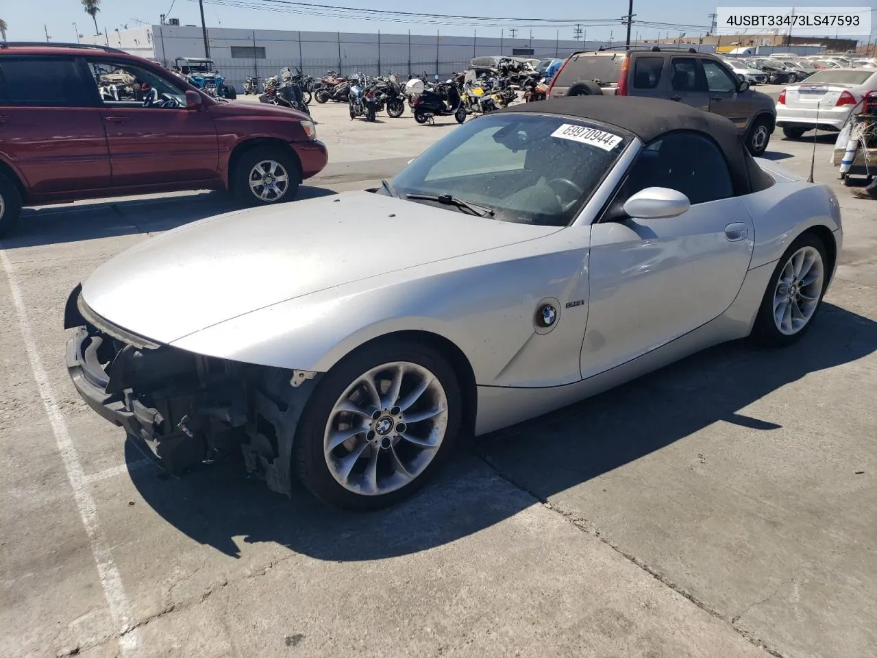 2003 BMW Z4 2.5 VIN: 4USBT33473LS47593 Lot: 69970944