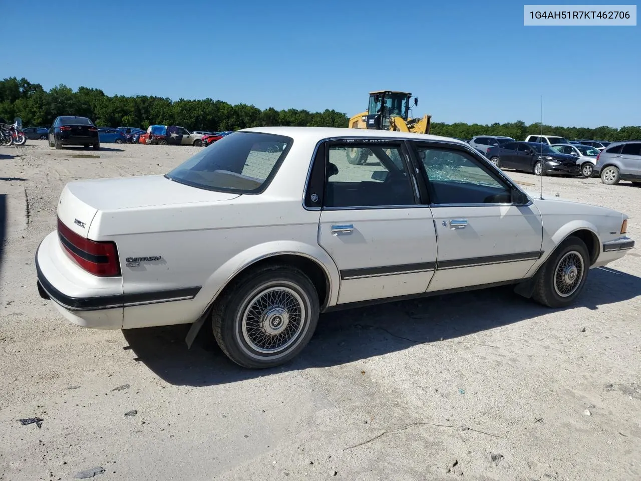 1989 Buick Century Custom VIN: 1G4AH51R7KT462706 Lot: 57829854