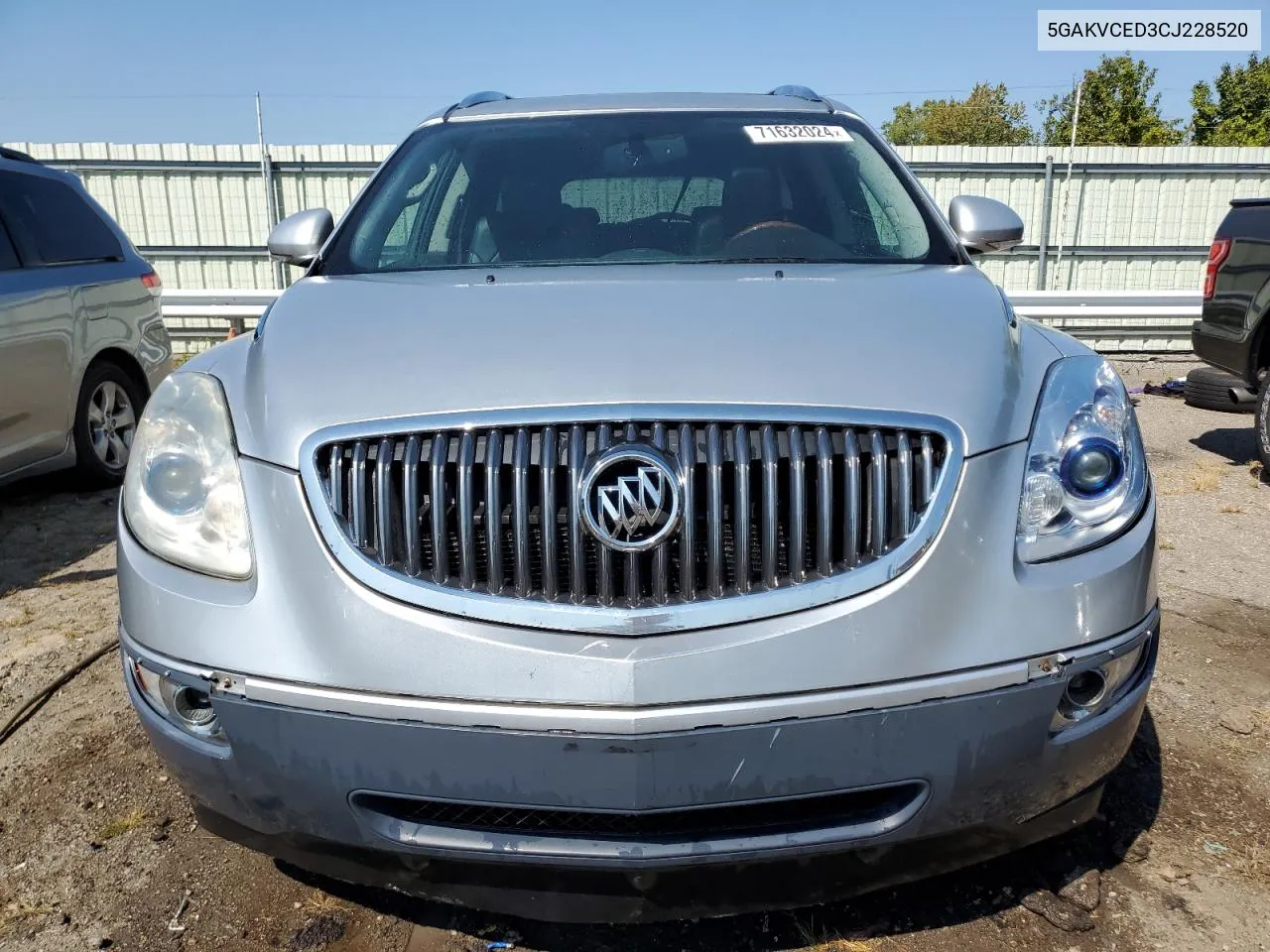 2012 Buick Enclave VIN: 5GAKVCED3CJ228520 Lot: 71632024