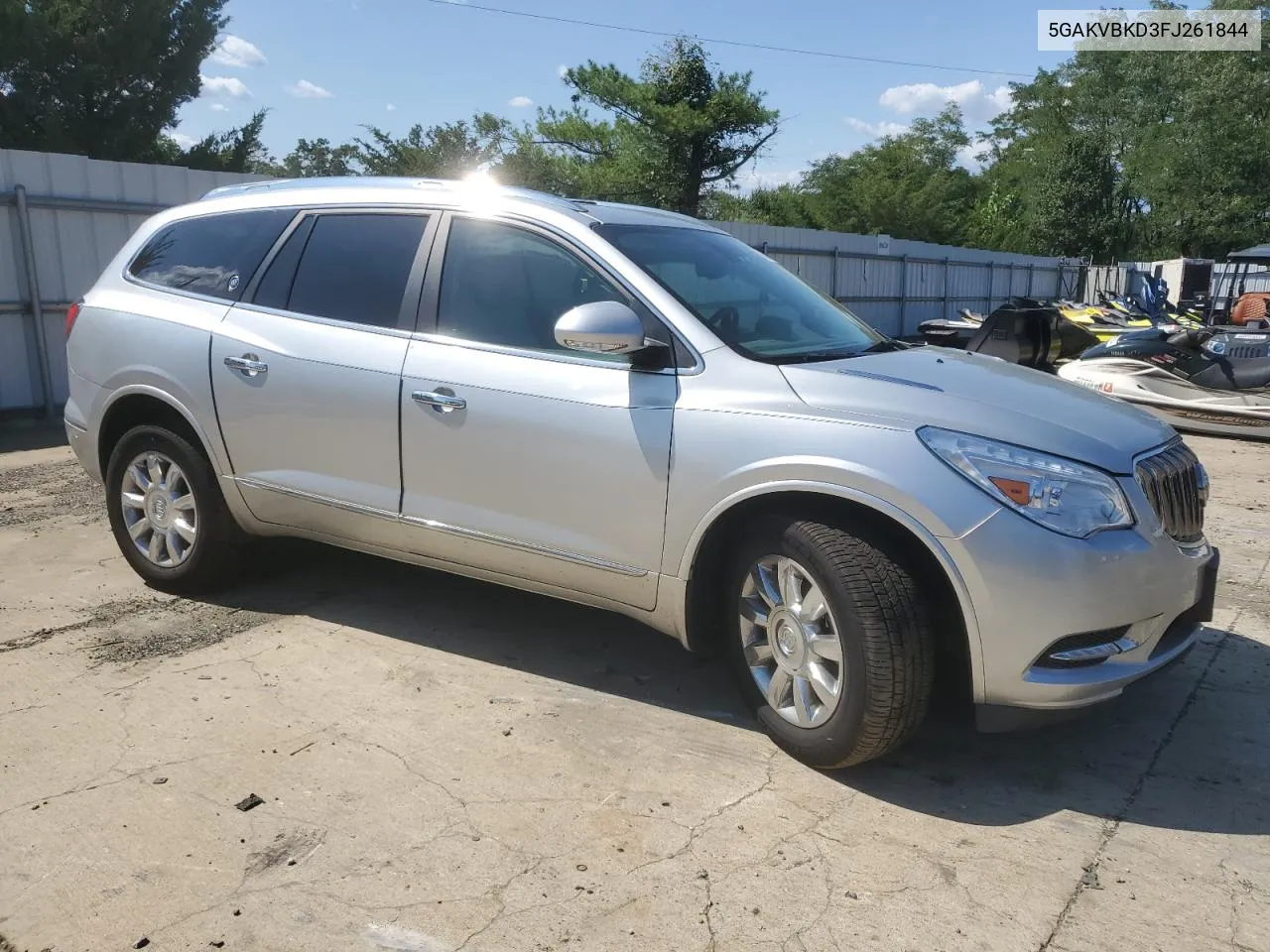 2015 Buick Enclave VIN: 5GAKVBKD3FJ261844 Lot: 68656474