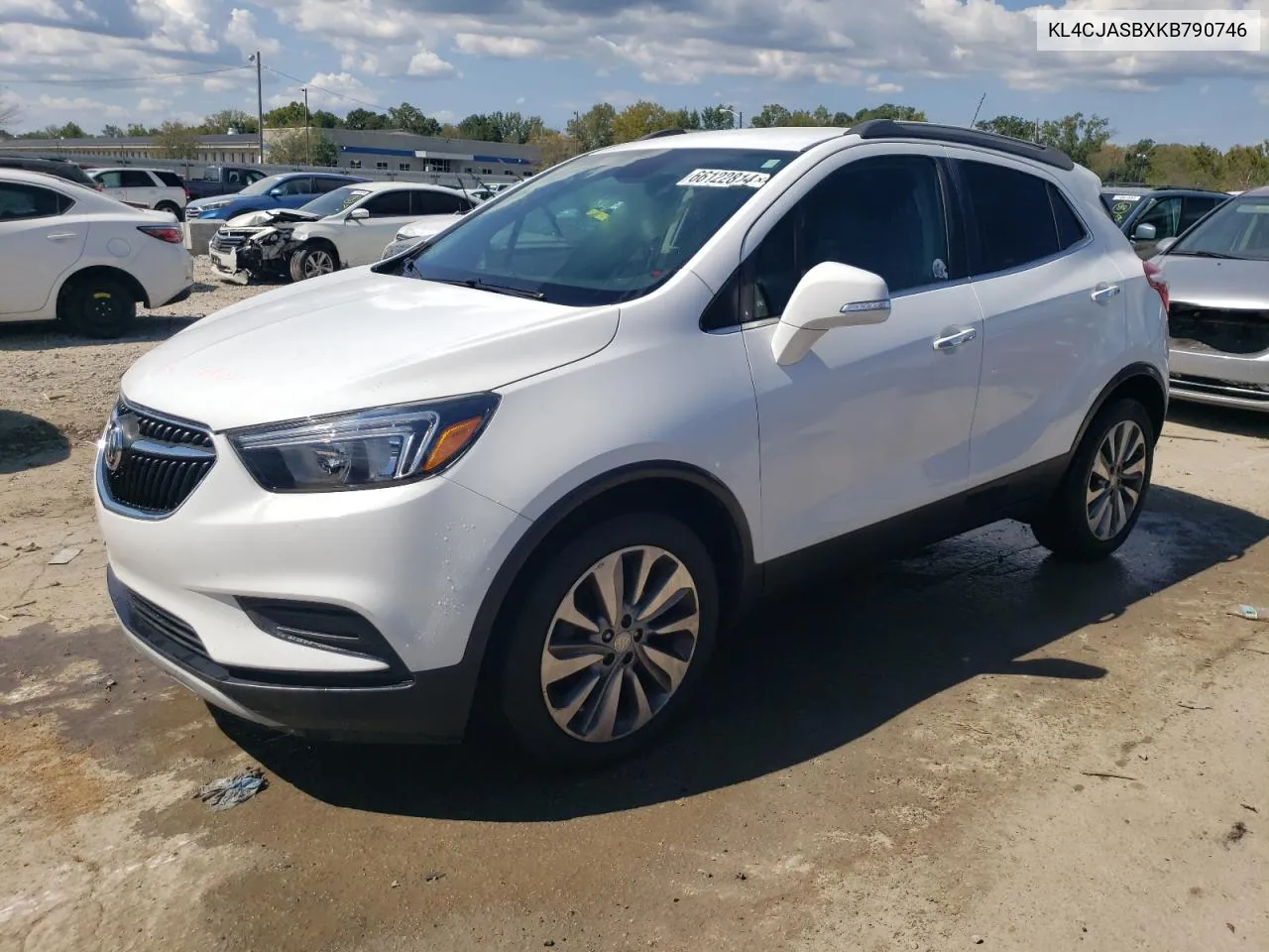 2019 Buick Encore Preferred VIN: KL4CJASBXKB790746 Lot: 66122814