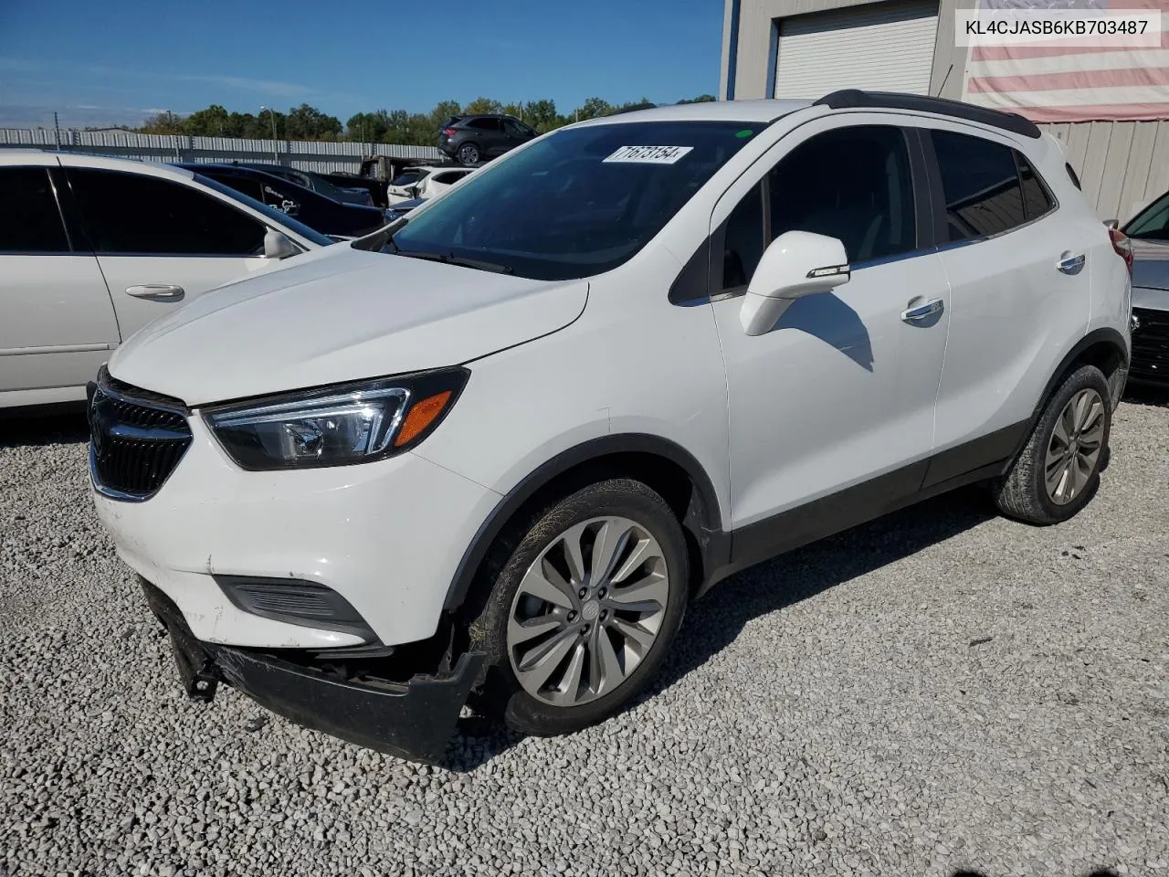 2019 Buick Encore Preferred VIN: KL4CJASB6KB703487 Lot: 71673154