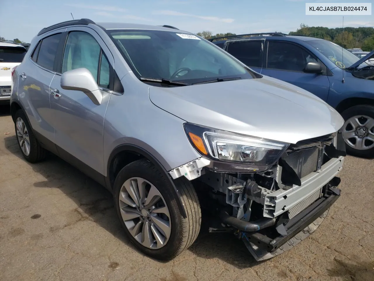 2020 Buick Encore Preferred VIN: KL4CJASB7LB024474 Lot: 71538954