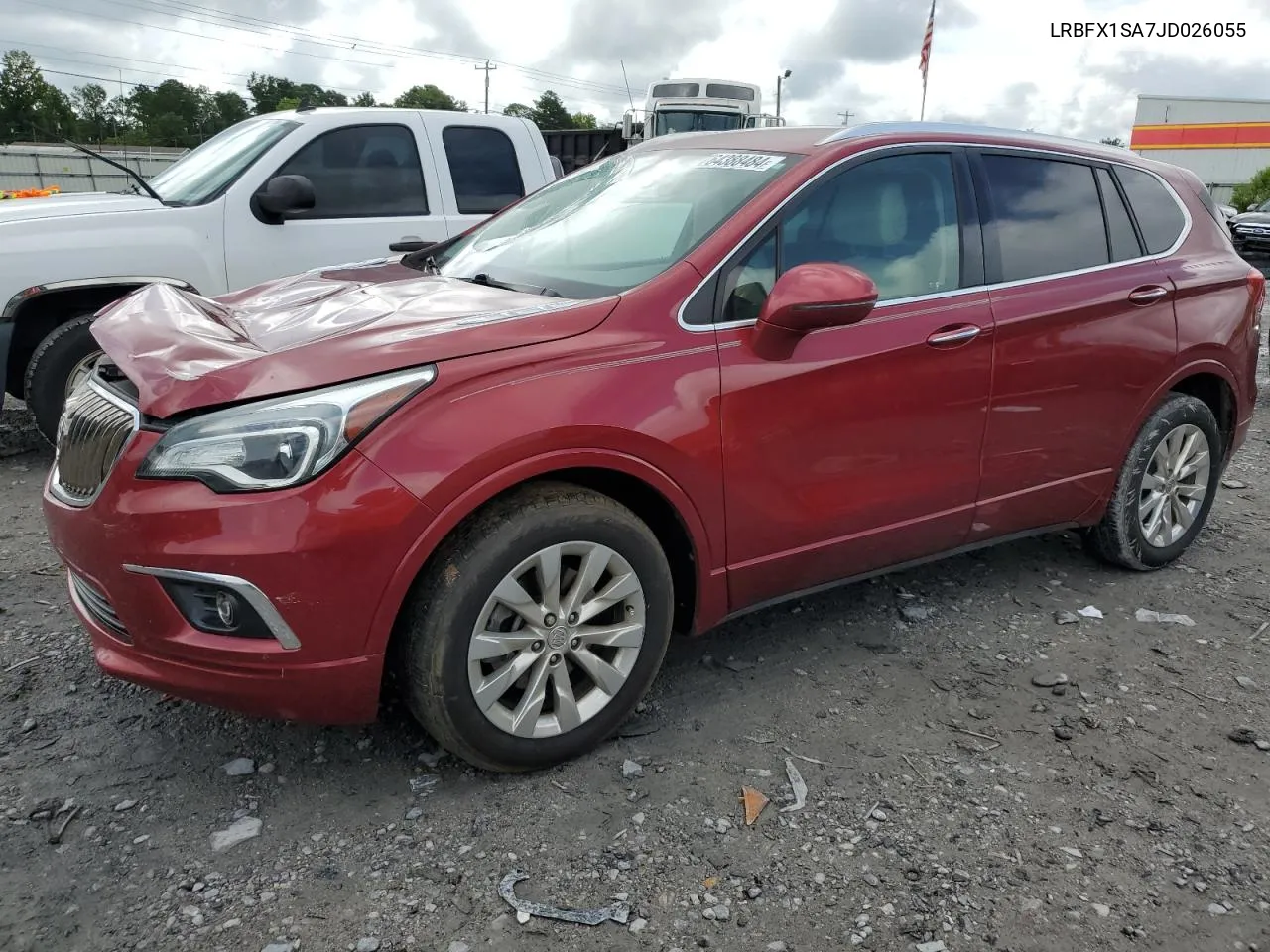 2018 Buick Envision Essence VIN: LRBFX1SA7JD026055 Lot: 64388484