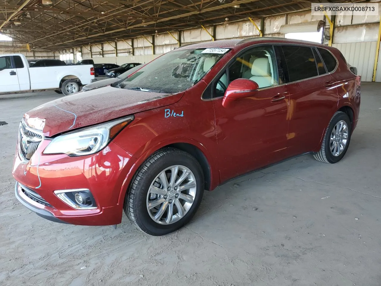 2019 Buick Envision Essence VIN: LRBFXCSAXKD008713 Lot: 71557154