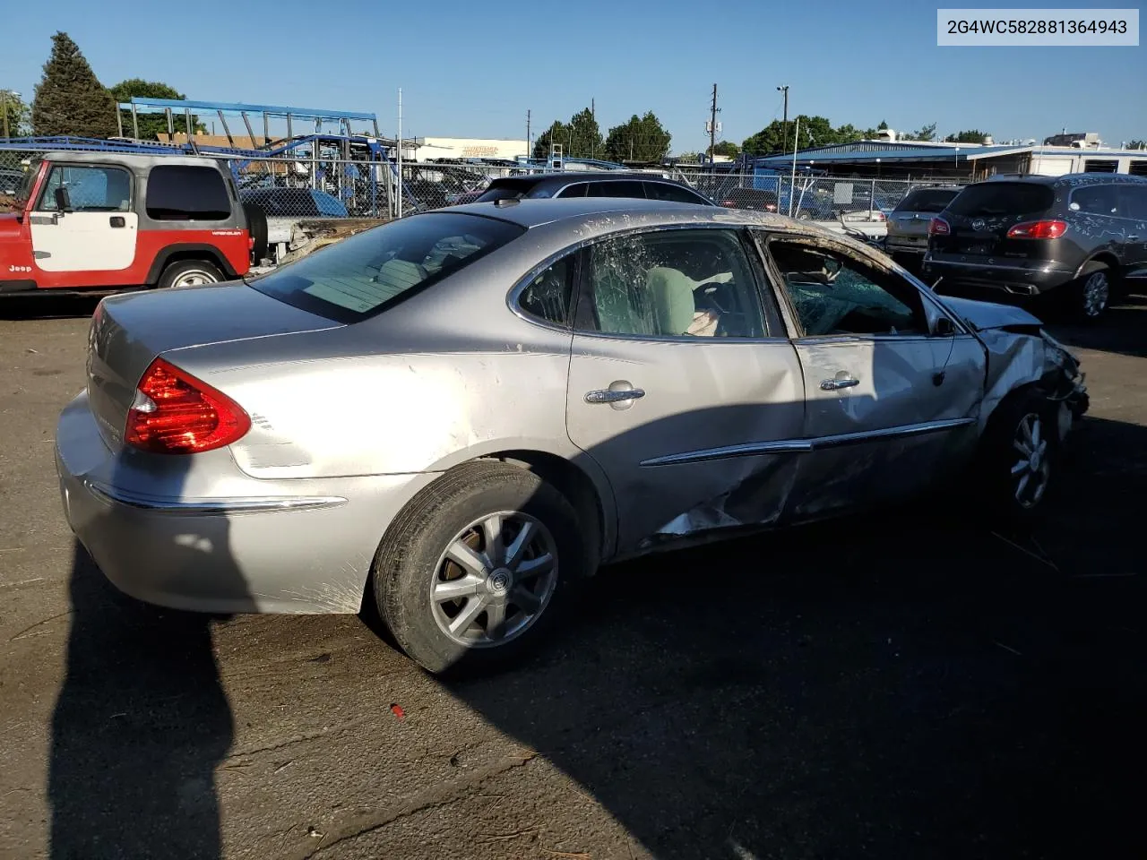 2G4WC582881364943 2008 Buick Lacrosse Cx