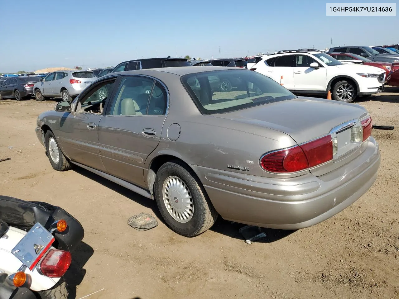 2000 Buick Lesabre Custom VIN: 1G4HP54K7YU214636 Lot: 70657664