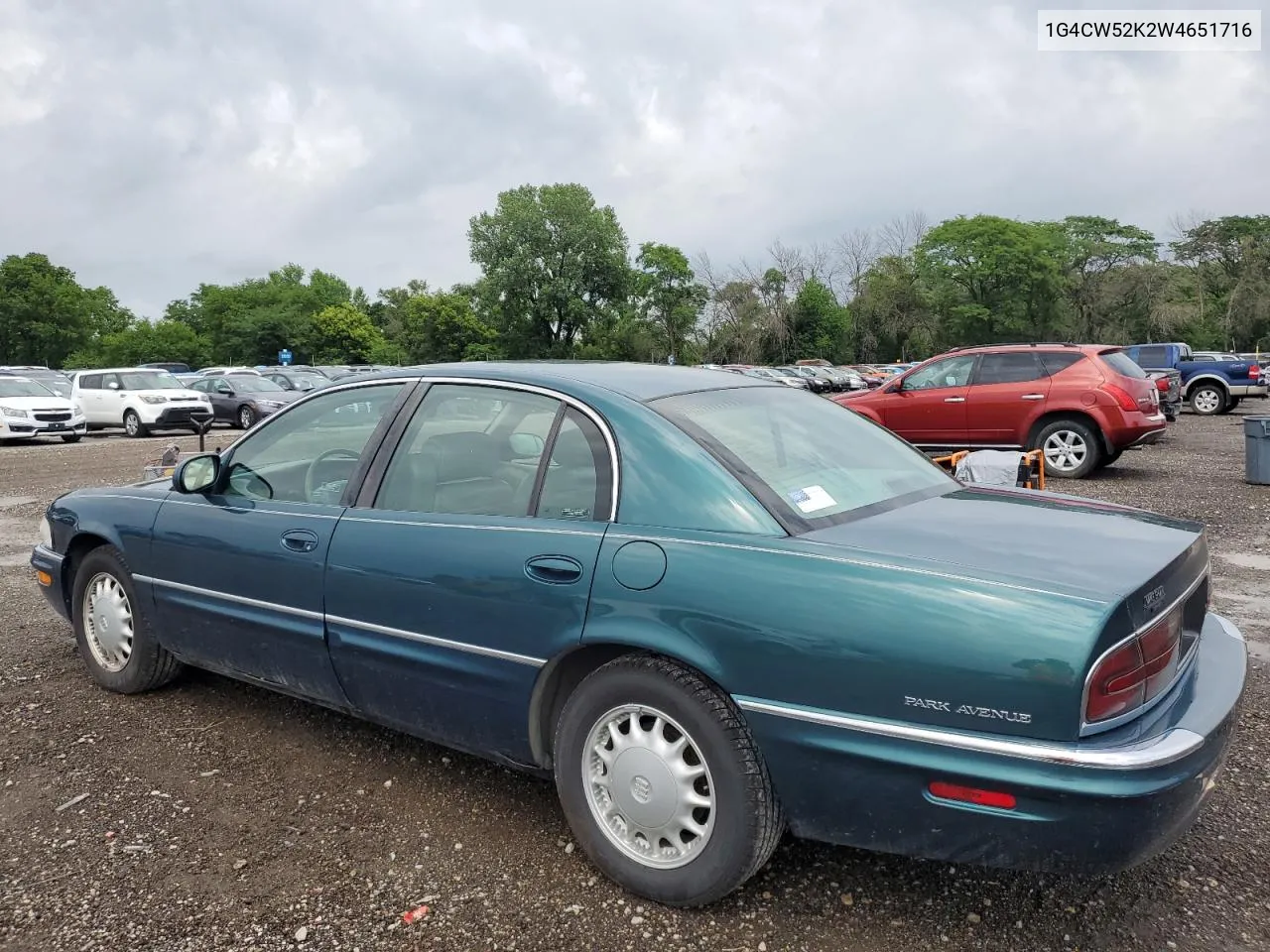 1998 Buick Park Avenue VIN: 1G4CW52K2W4651716 Lot: 60907624