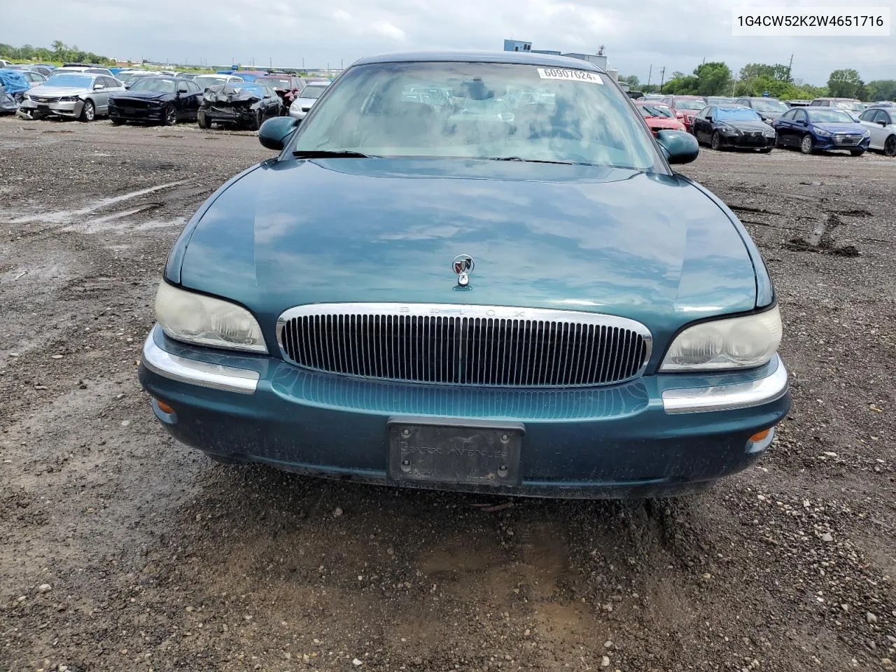 1998 Buick Park Avenue VIN: 1G4CW52K2W4651716 Lot: 60907624