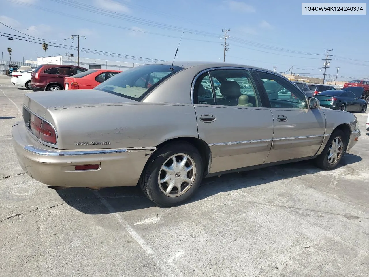 2002 Buick Park Avenue VIN: 1G4CW54K124240394 Lot: 71051744