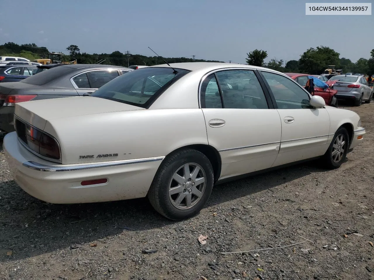 2004 Buick Park Avenue VIN: 1G4CW54K344139957 Lot: 67309494