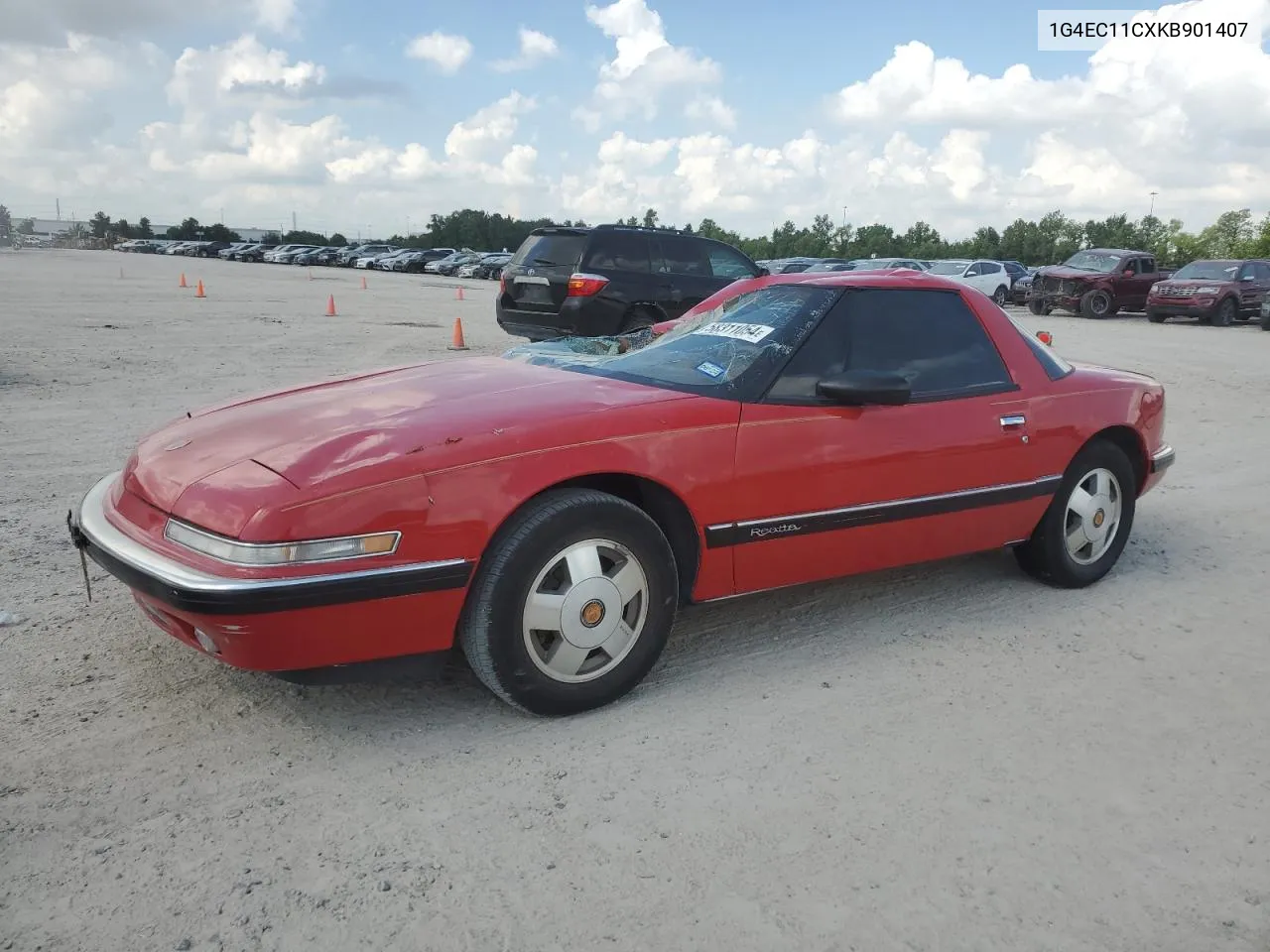 1989 Buick Reatta VIN: 1G4EC11CXKB901407 Lot: 58311054