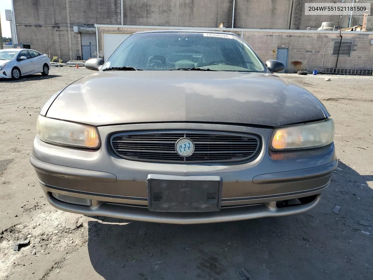 2002 Buick Regal Gs VIN: 2G4WF551521181509 Lot: 70599994