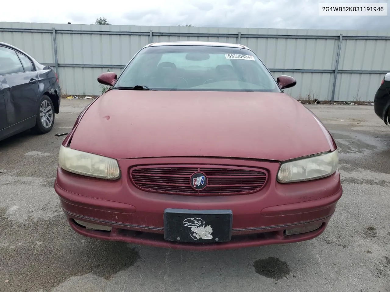 2003 Buick Regal Ls VIN: 2G4WB52K831191946 Lot: 69530934