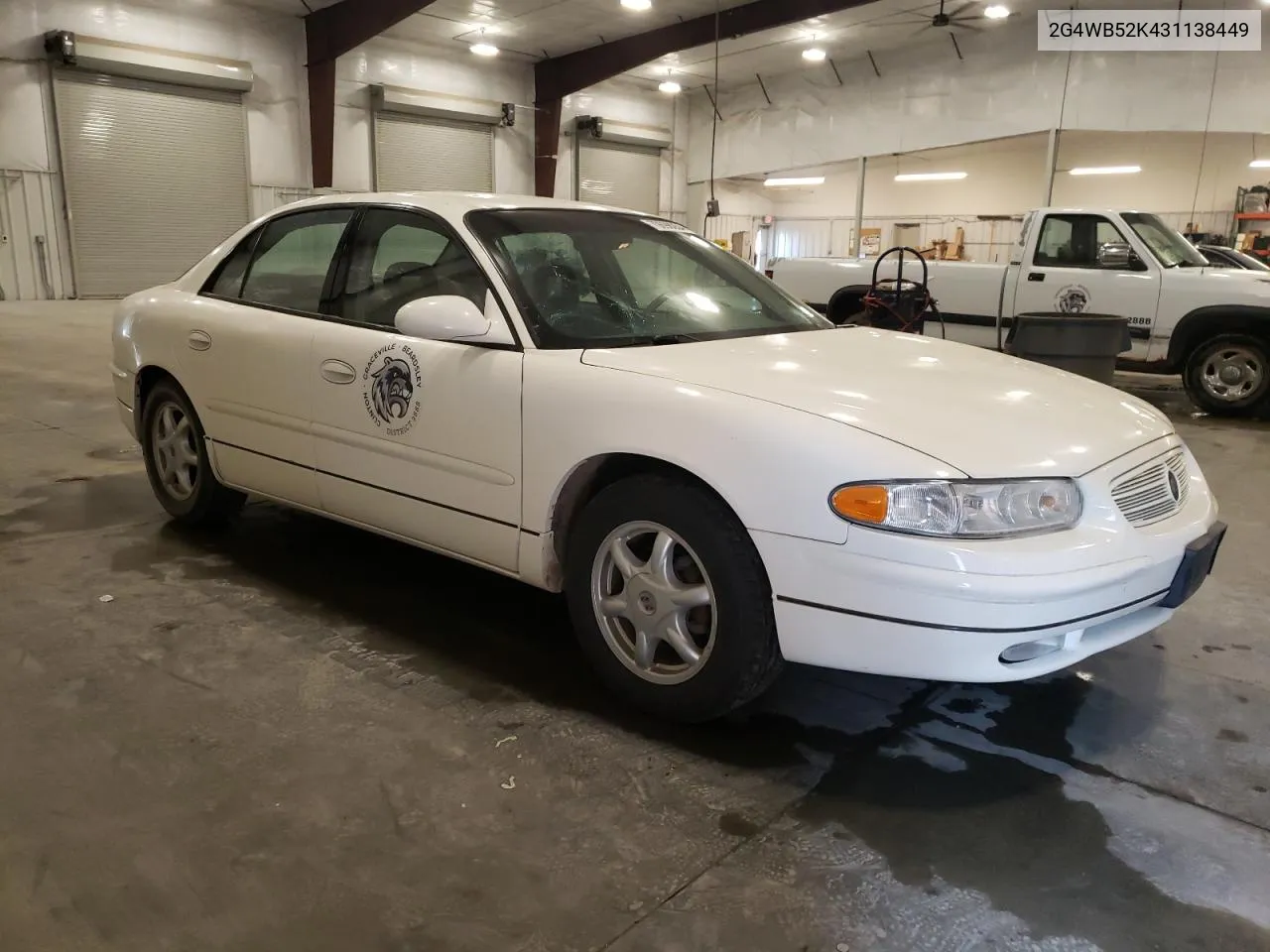 2003 Buick Regal Ls VIN: 2G4WB52K431138449 Lot: 70698054