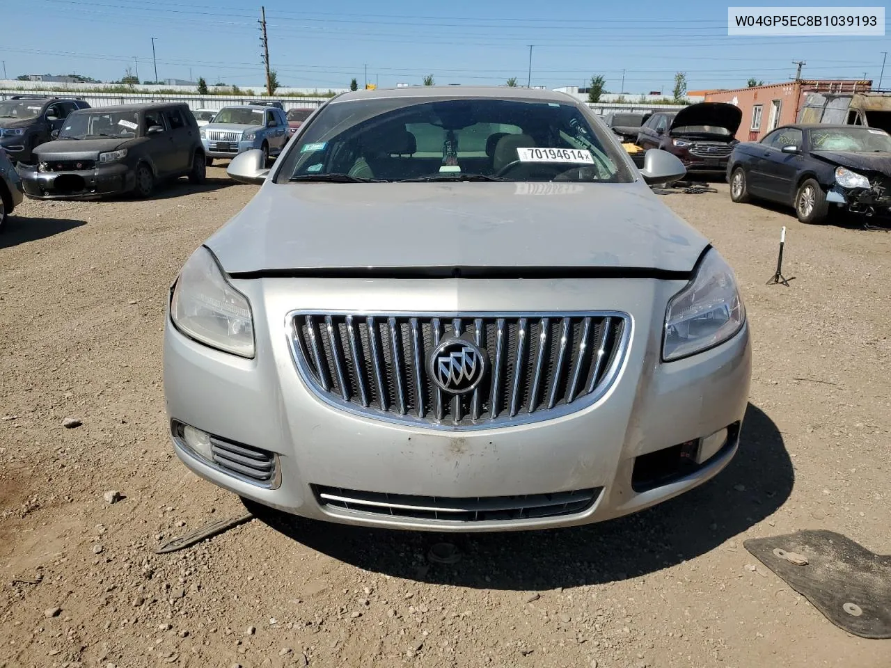 2011 Buick Regal Cxl VIN: W04GP5EC8B1039193 Lot: 70194614