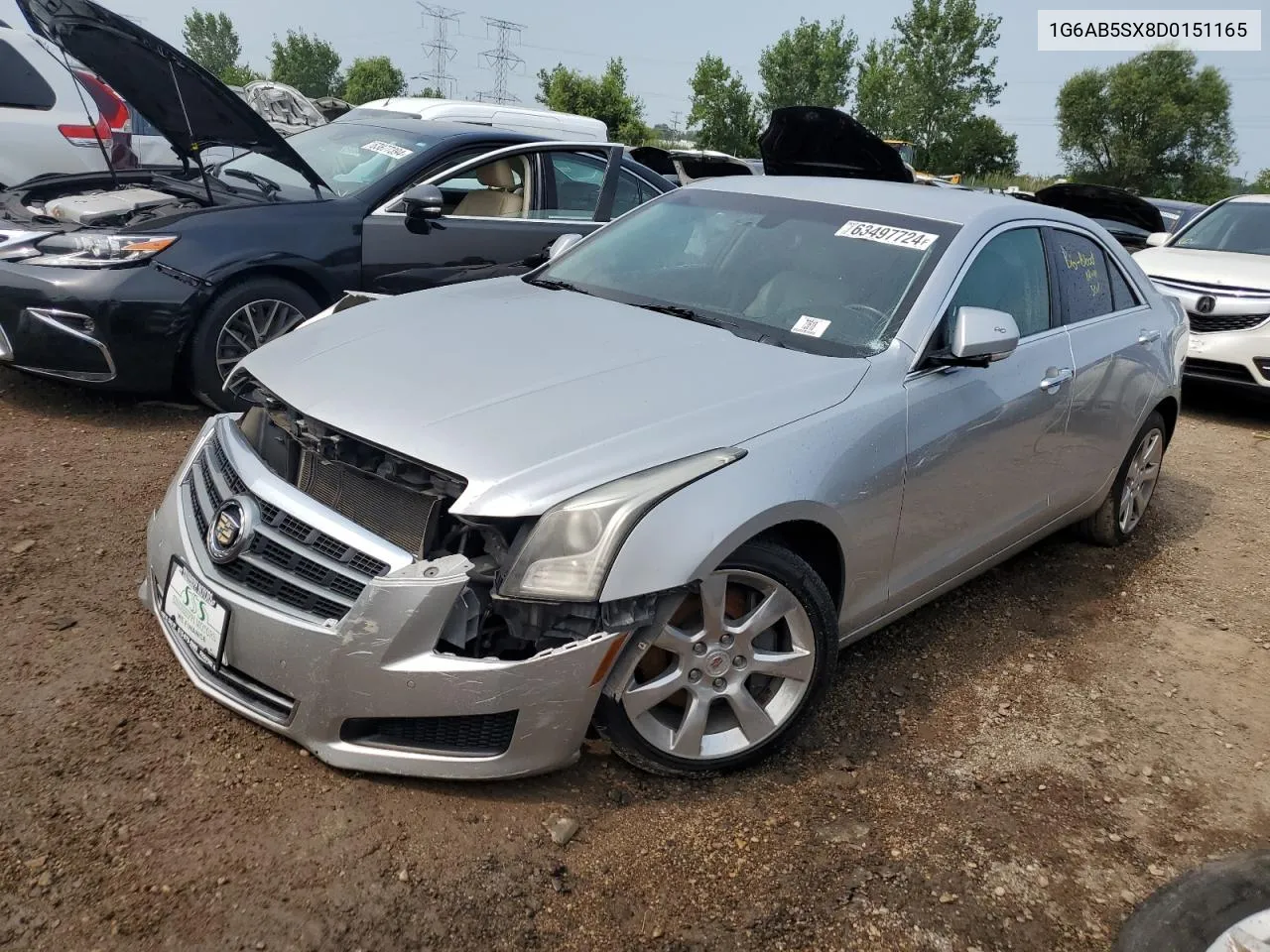 2013 Cadillac Ats Luxury VIN: 1G6AB5SX8D0151165 Lot: 63405584