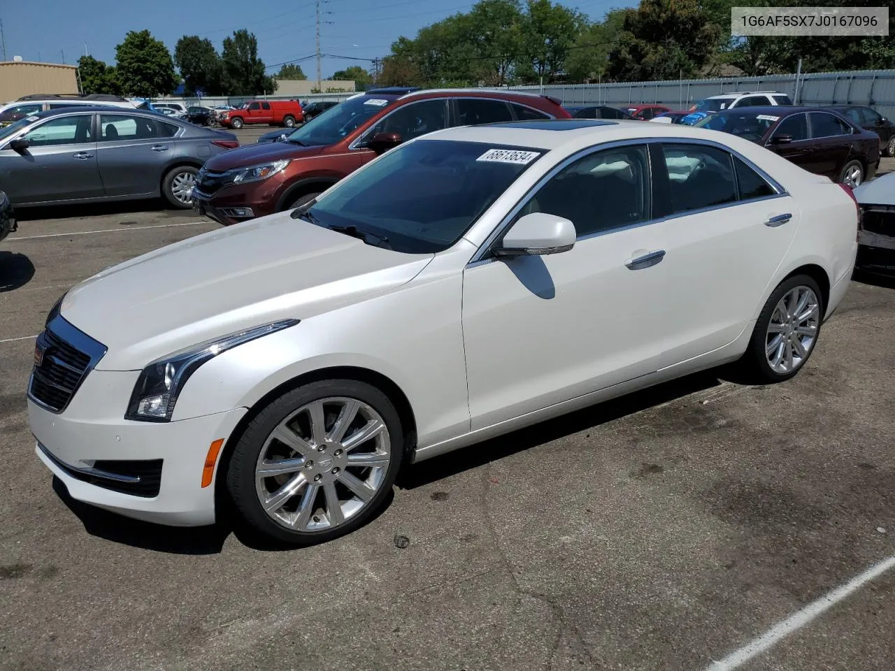 1G6AF5SX7J0167096 2018 Cadillac Ats Luxury