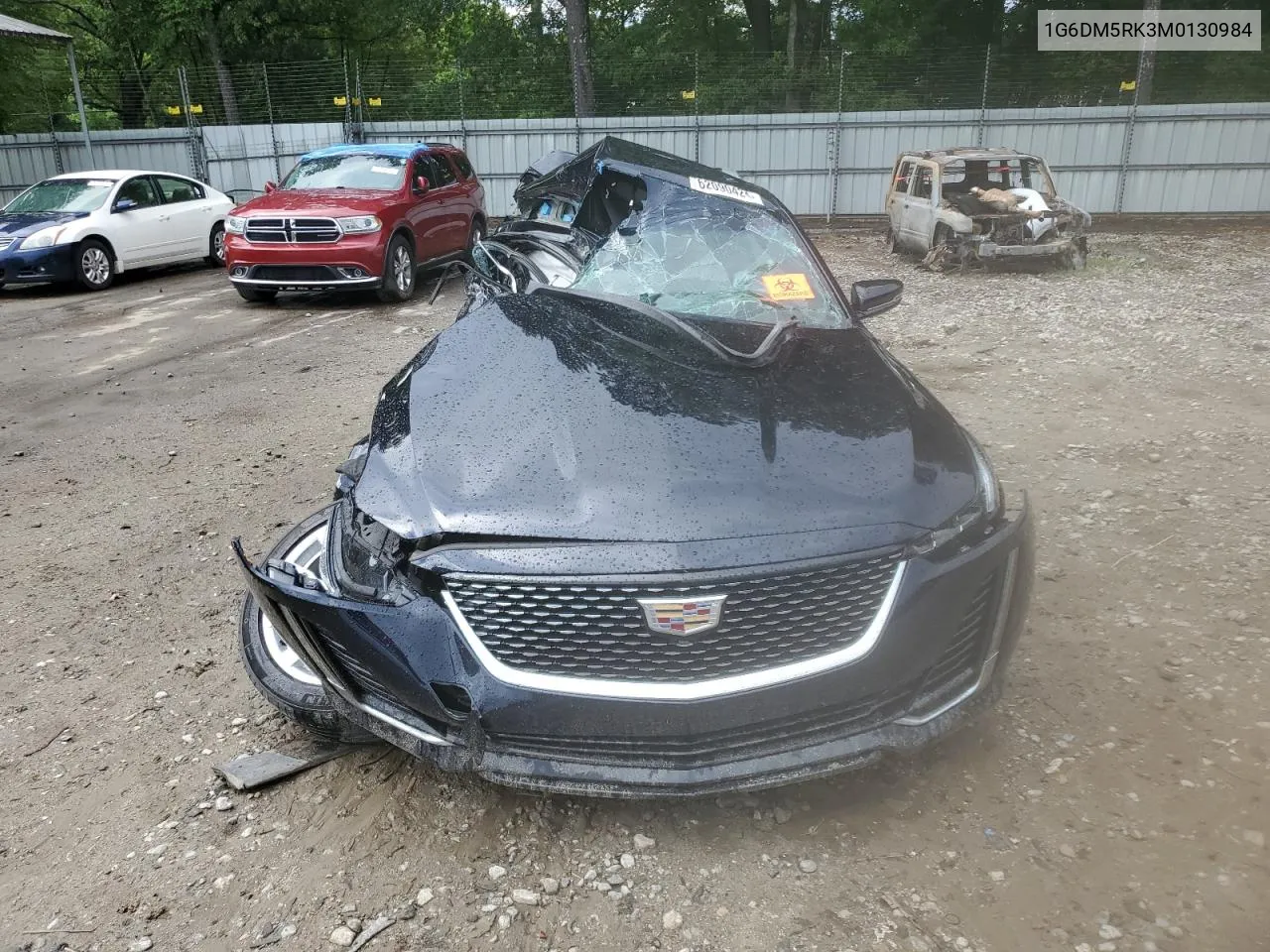 2021 Cadillac Ct5 Luxury VIN: 1G6DM5RK3M0130984 Lot: 62090424