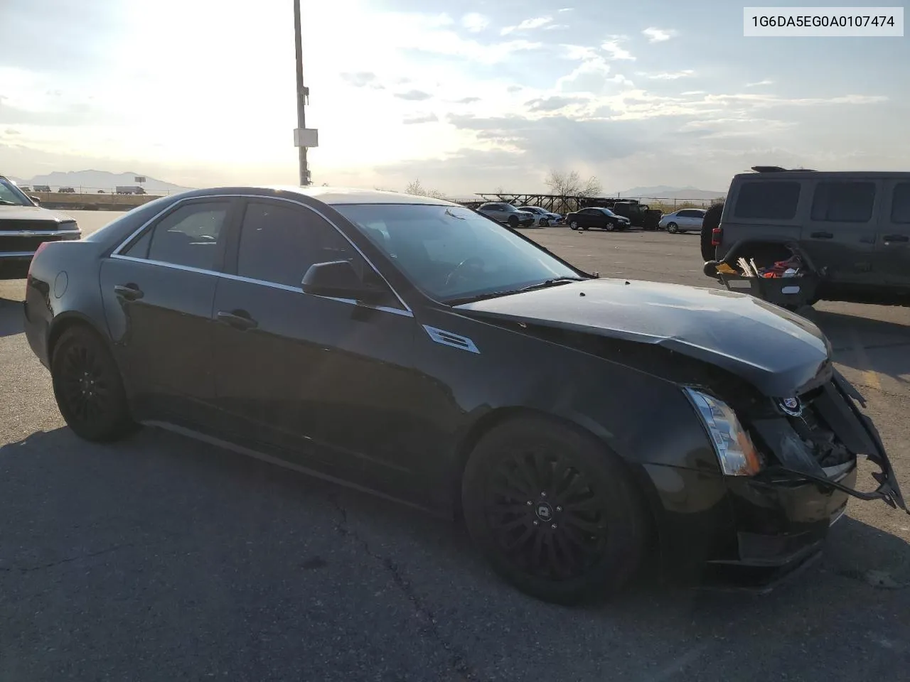 2010 Cadillac Cts VIN: 1G6DA5EG0A0107474 Lot: 70681884