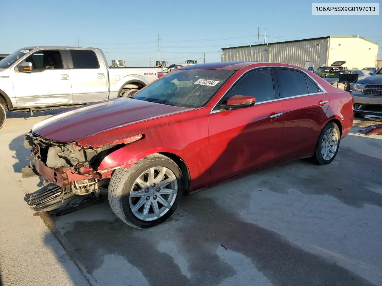 2016 Cadillac Cts VIN: 1G6AP5SX9G0197013 Lot: 70793244