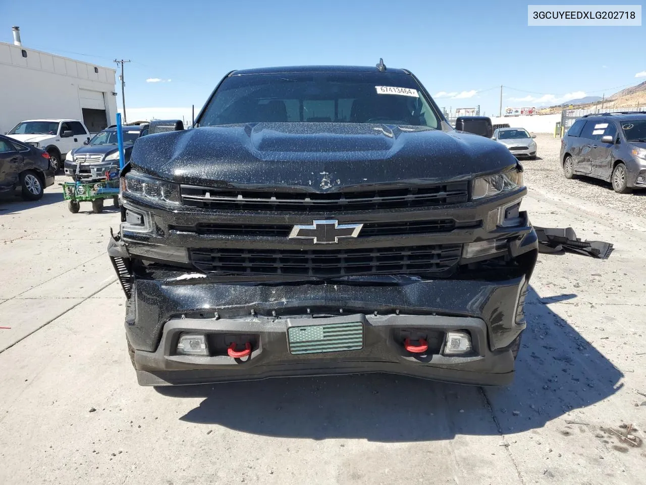 2020 Chevrolet Silverado K1500 Rst VIN: 3GCUYEEDXLG202718 Lot: 67413464