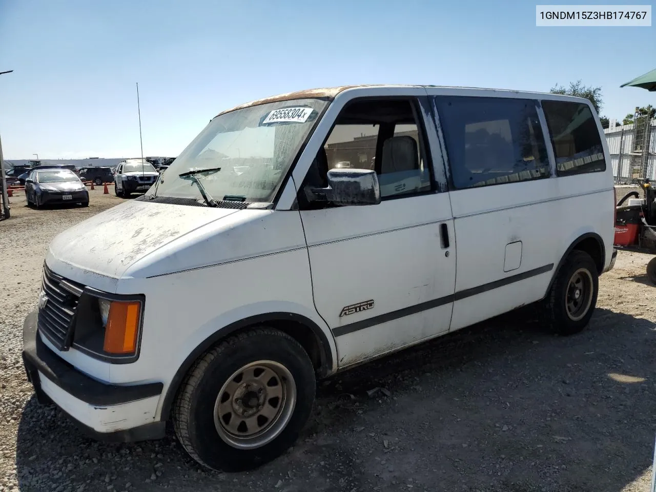 1GNDM15Z3HB174767 1987 Chevrolet Astro