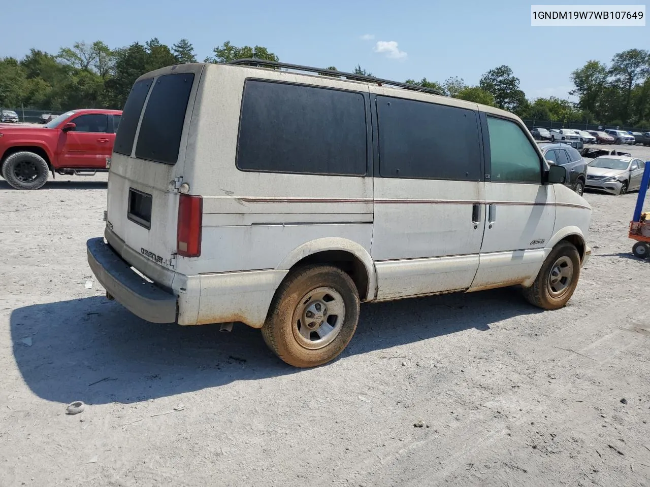 1998 Chevrolet Astro VIN: 1GNDM19W7WB107649 Lot: 67507324