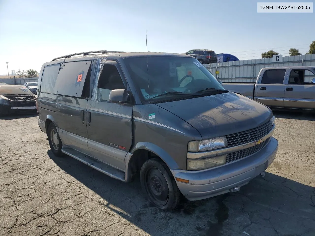 2000 Chevrolet Astro VIN: 1GNEL19W2YB162505 Lot: 66702904