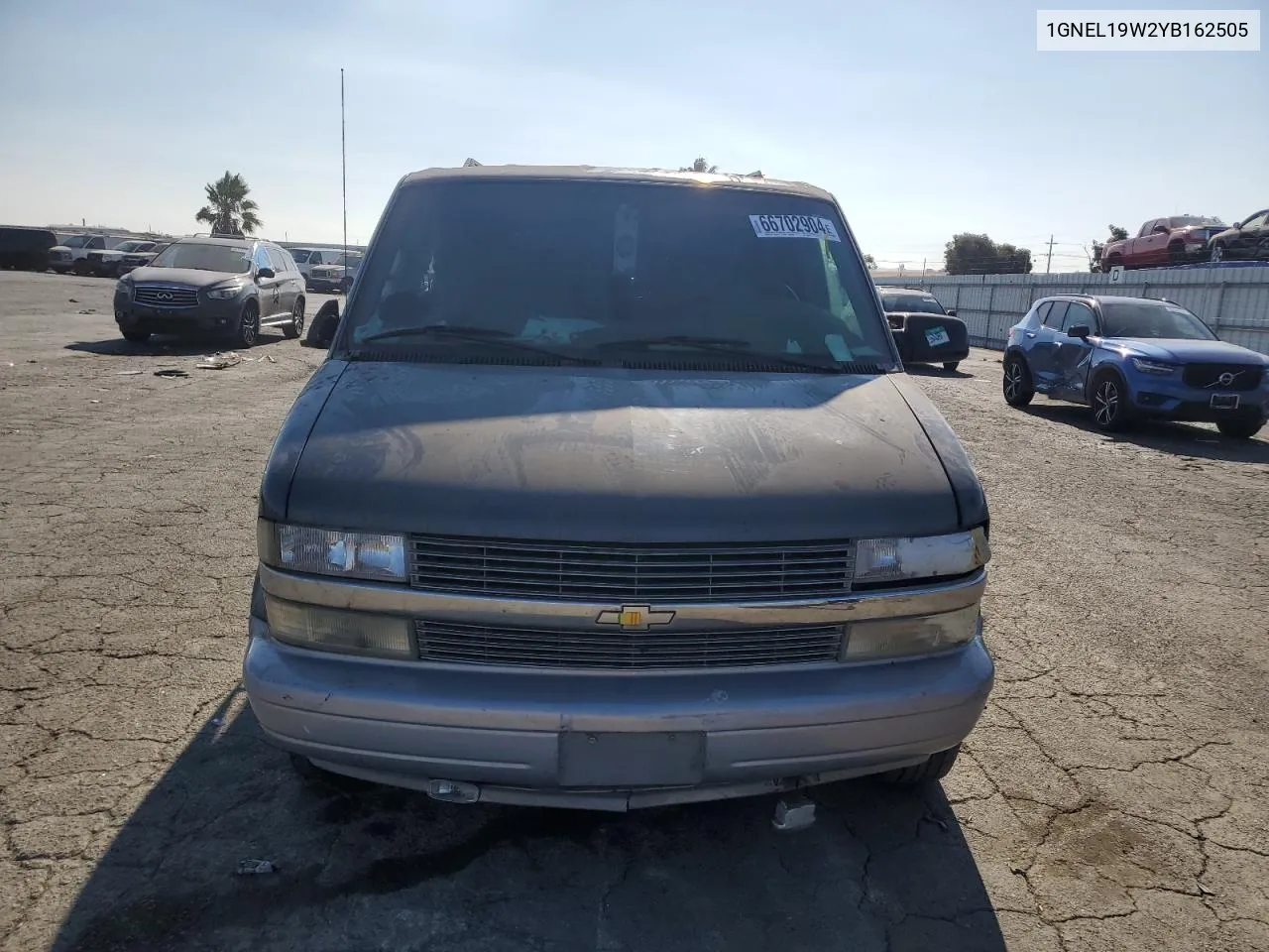 2000 Chevrolet Astro VIN: 1GNEL19W2YB162505 Lot: 66702904