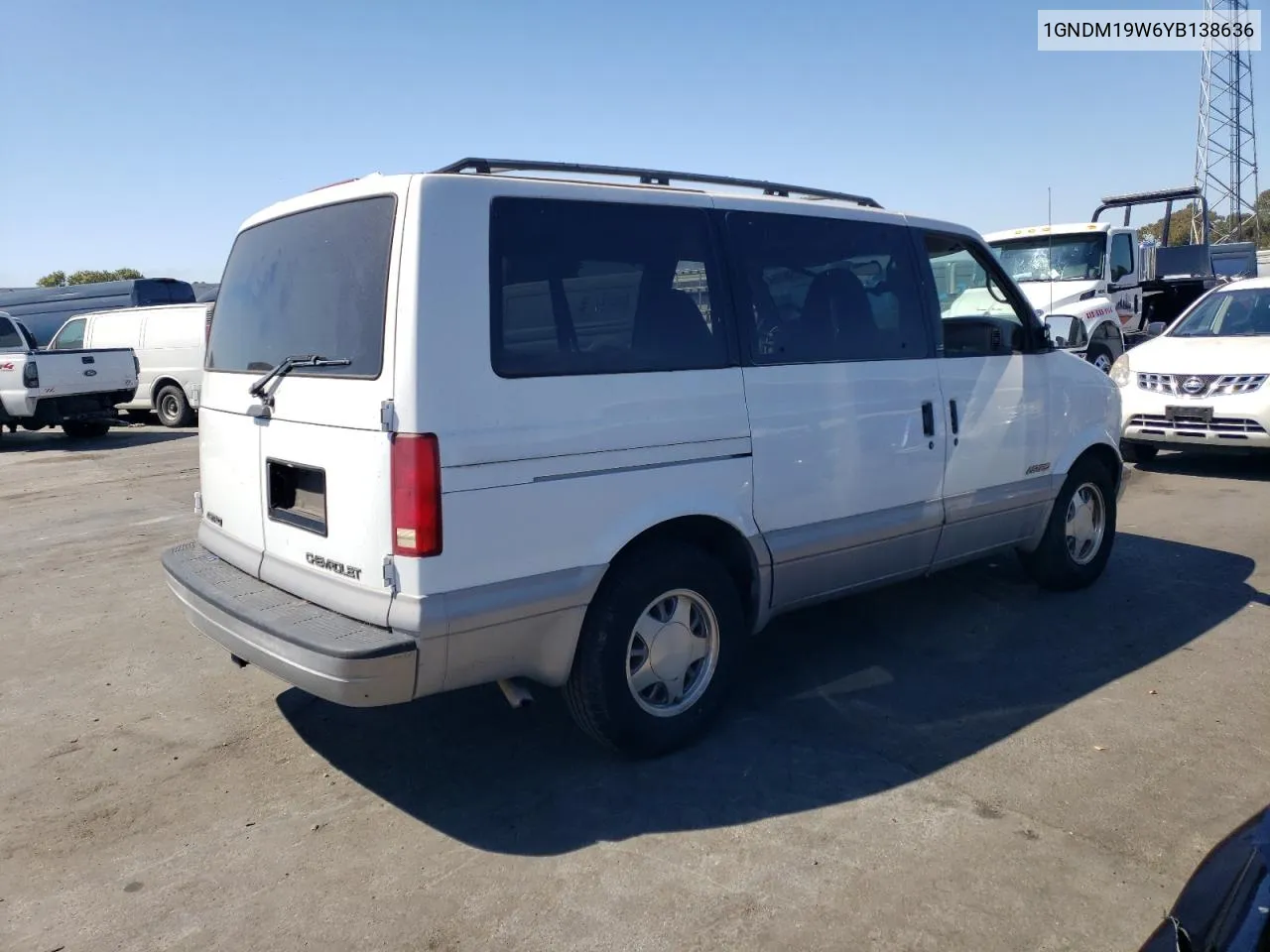 2000 Chevrolet Astro VIN: 1GNDM19W6YB138636 Lot: 70530964