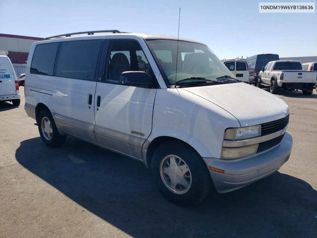 2000 Chevrolet Astro VIN: 1GNDM19W6YB138636 Lot: 70530964