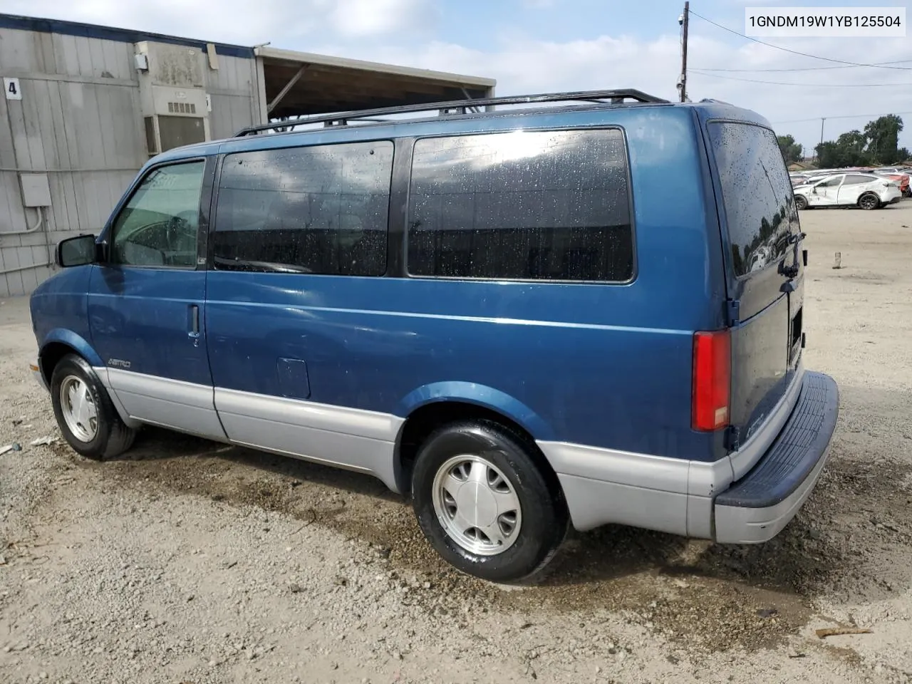 2000 Chevrolet Astro VIN: 1GNDM19W1YB125504 Lot: 71128864