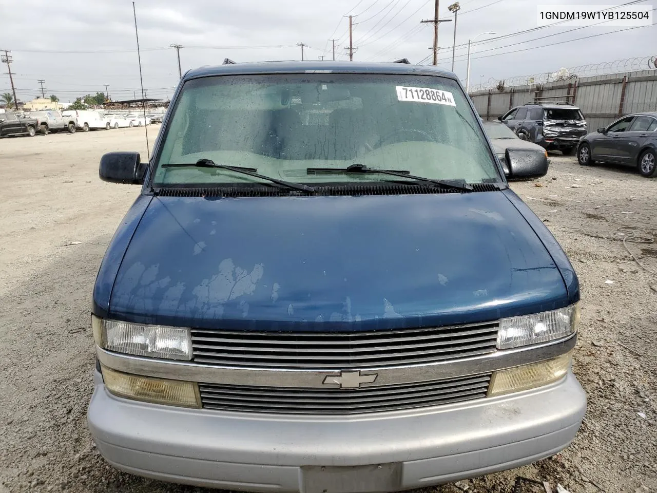 2000 Chevrolet Astro VIN: 1GNDM19W1YB125504 Lot: 71128864