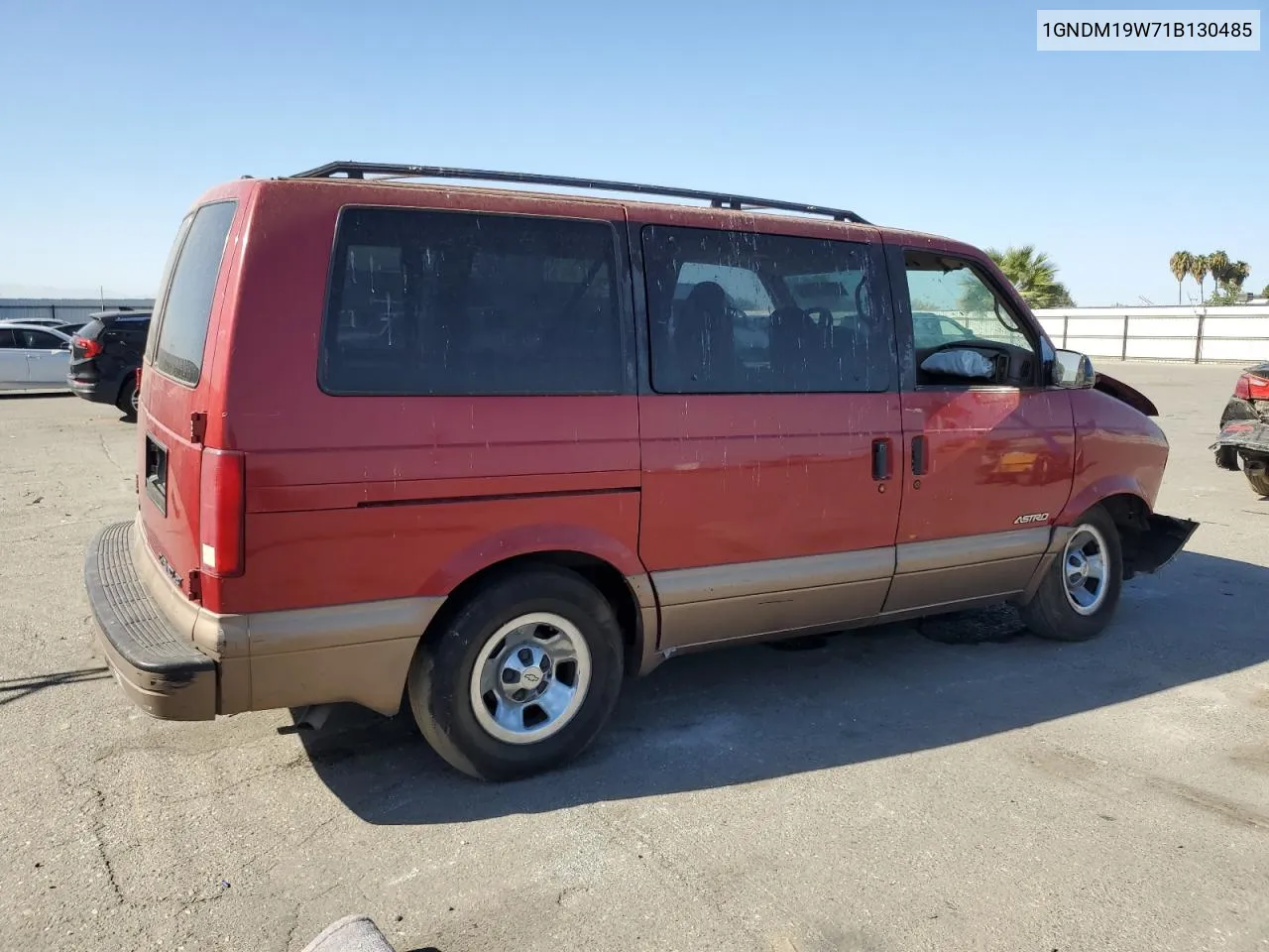 2001 Chevrolet Astro VIN: 1GNDM19W71B130485 Lot: 69653824