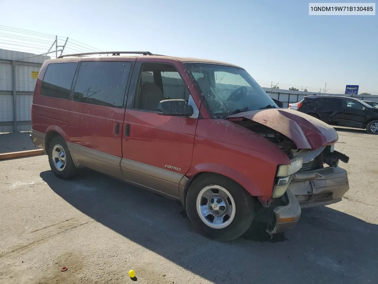 2001 Chevrolet Astro VIN: 1GNDM19W71B130485 Lot: 69653824