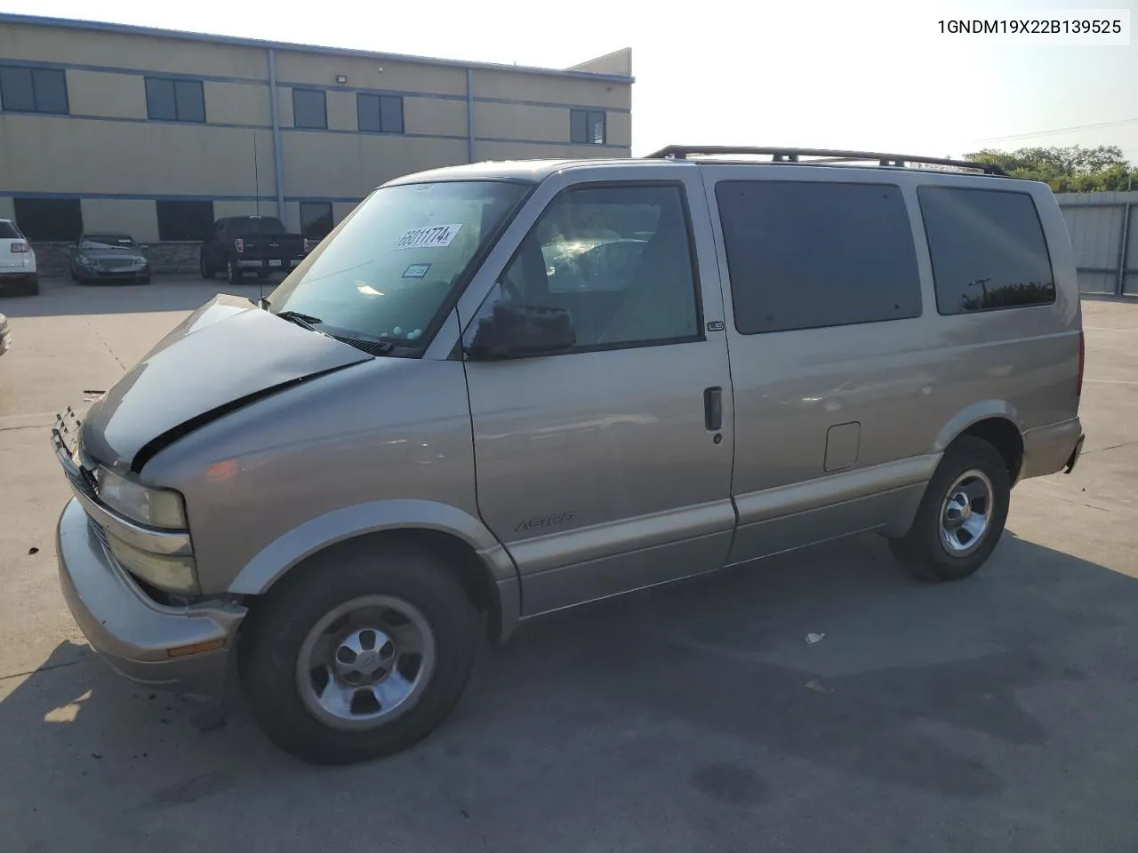 2002 Chevrolet Astro VIN: 1GNDM19X22B139525 Lot: 66011774