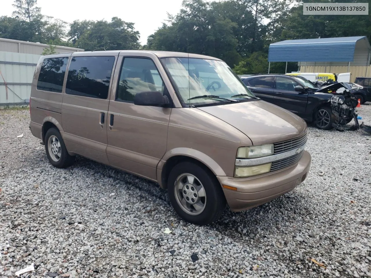 2003 Chevrolet Astro VIN: 1GNDM19X13B137850 Lot: 62693844