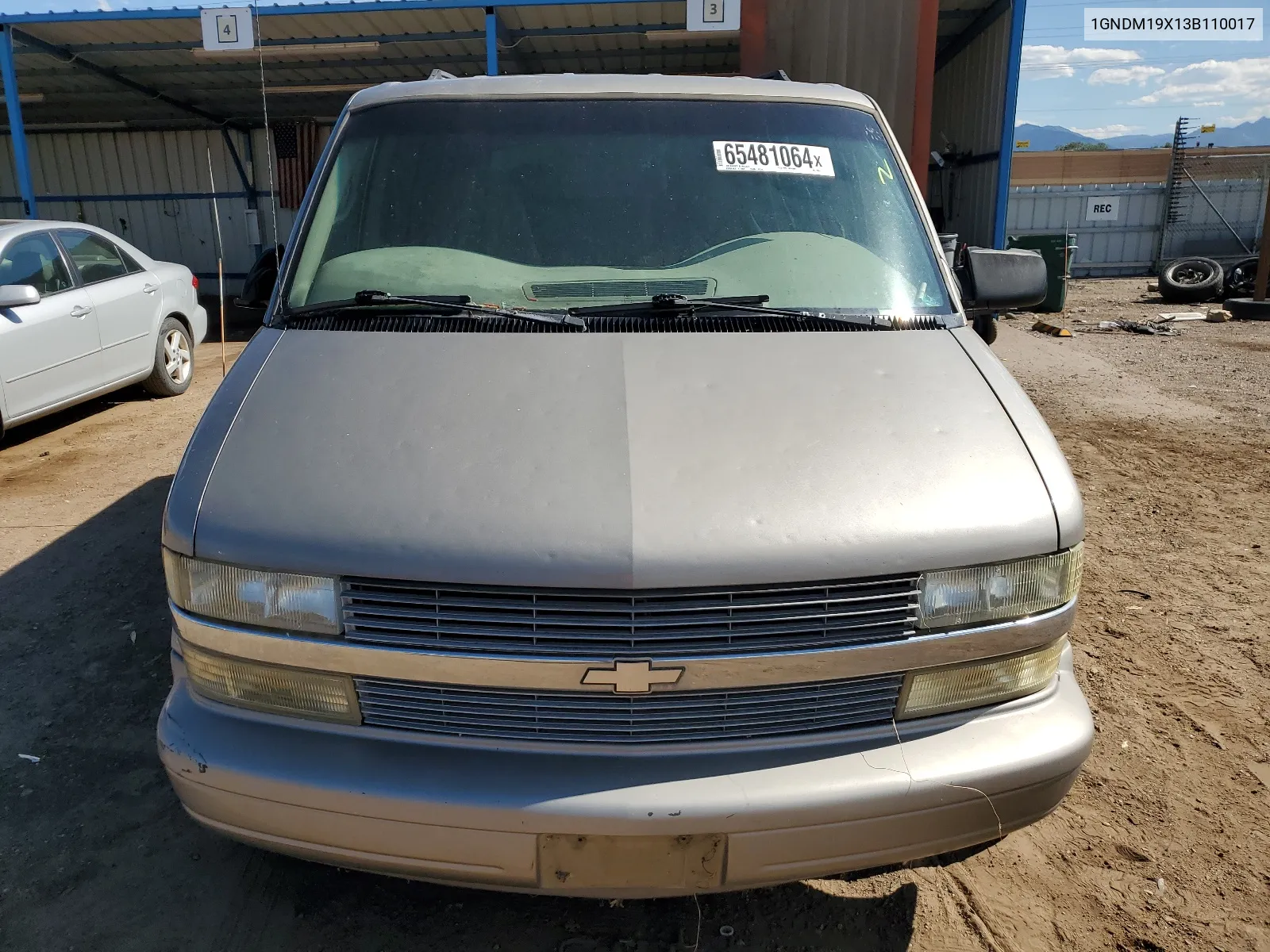 2003 Chevrolet Astro VIN: 1GNDM19X13B110017 Lot: 65481064