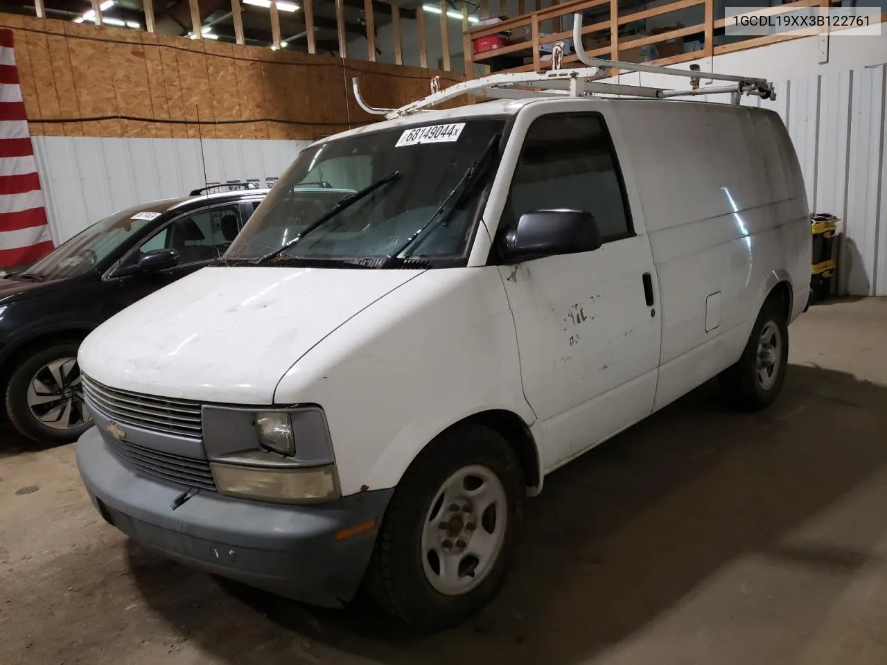 2003 Chevrolet Astro VIN: 1GCDL19XX3B122761 Lot: 68149044