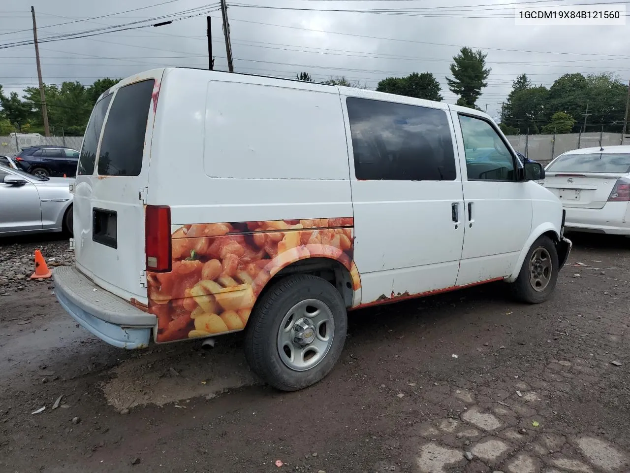 2004 Chevrolet Astro VIN: 1GCDM19X84B121560 Lot: 67918234