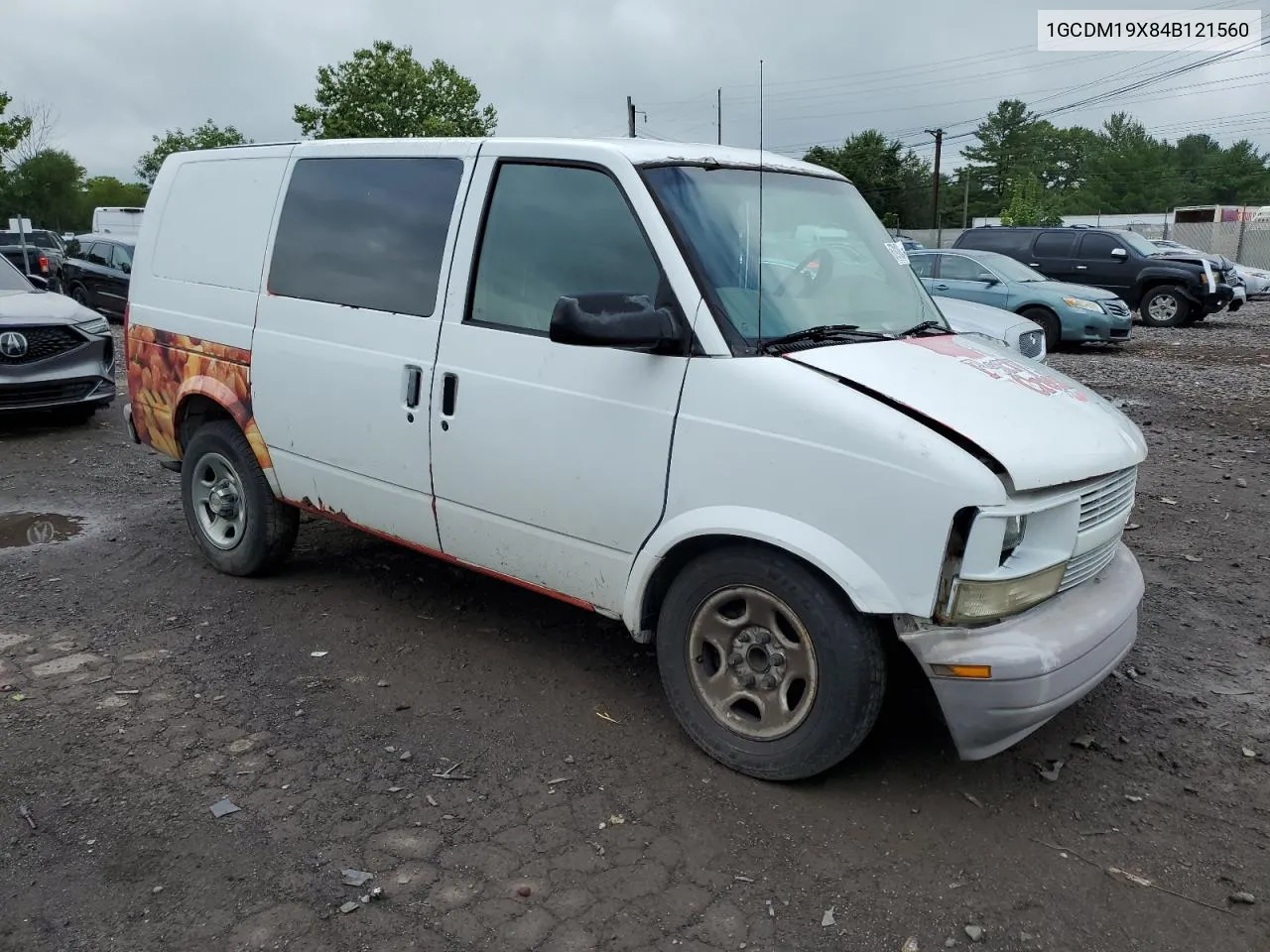 2004 Chevrolet Astro VIN: 1GCDM19X84B121560 Lot: 67918234