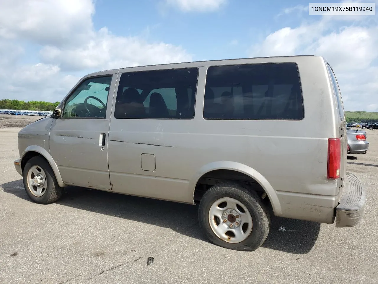 2005 Chevrolet Astro VIN: 1GNDM19X75B119940 Lot: 53589124