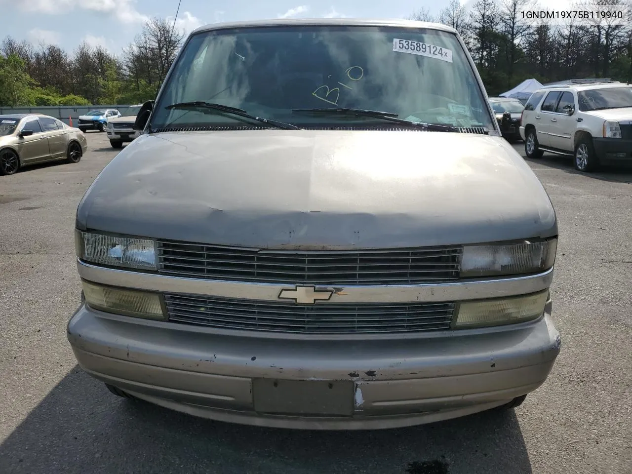 2005 Chevrolet Astro VIN: 1GNDM19X75B119940 Lot: 53589124